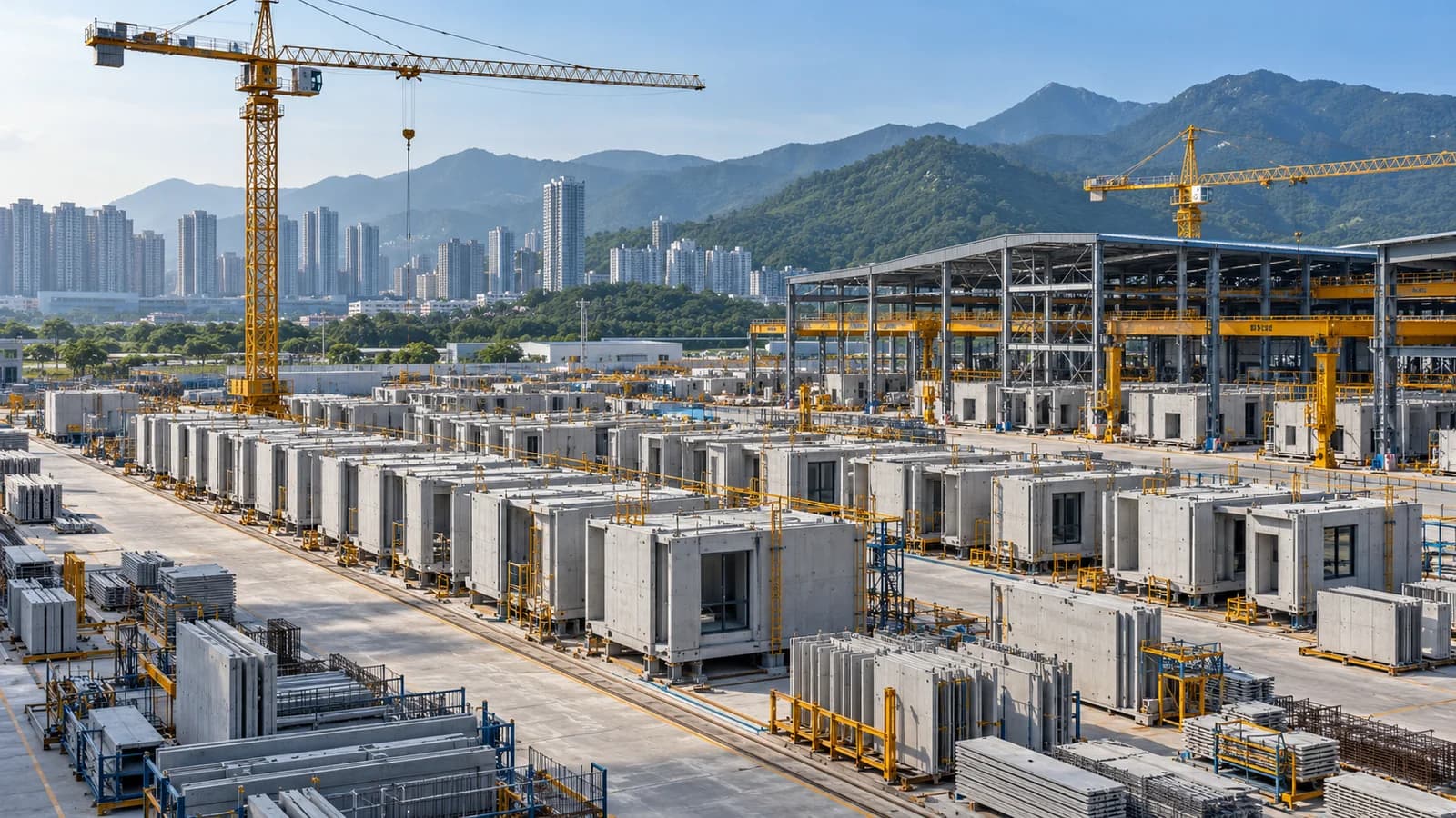 香港建造與基建場景編輯示意圖